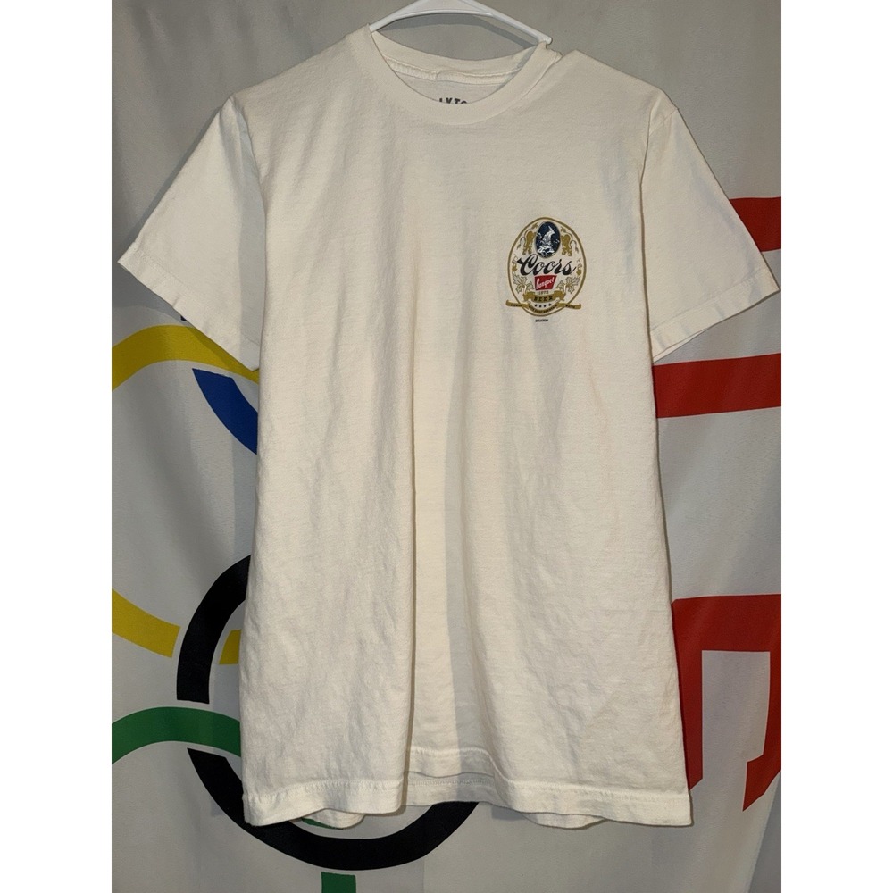 Brixton Coors Banquet T Shirt Mens Medium Beer Western Graphic Tee